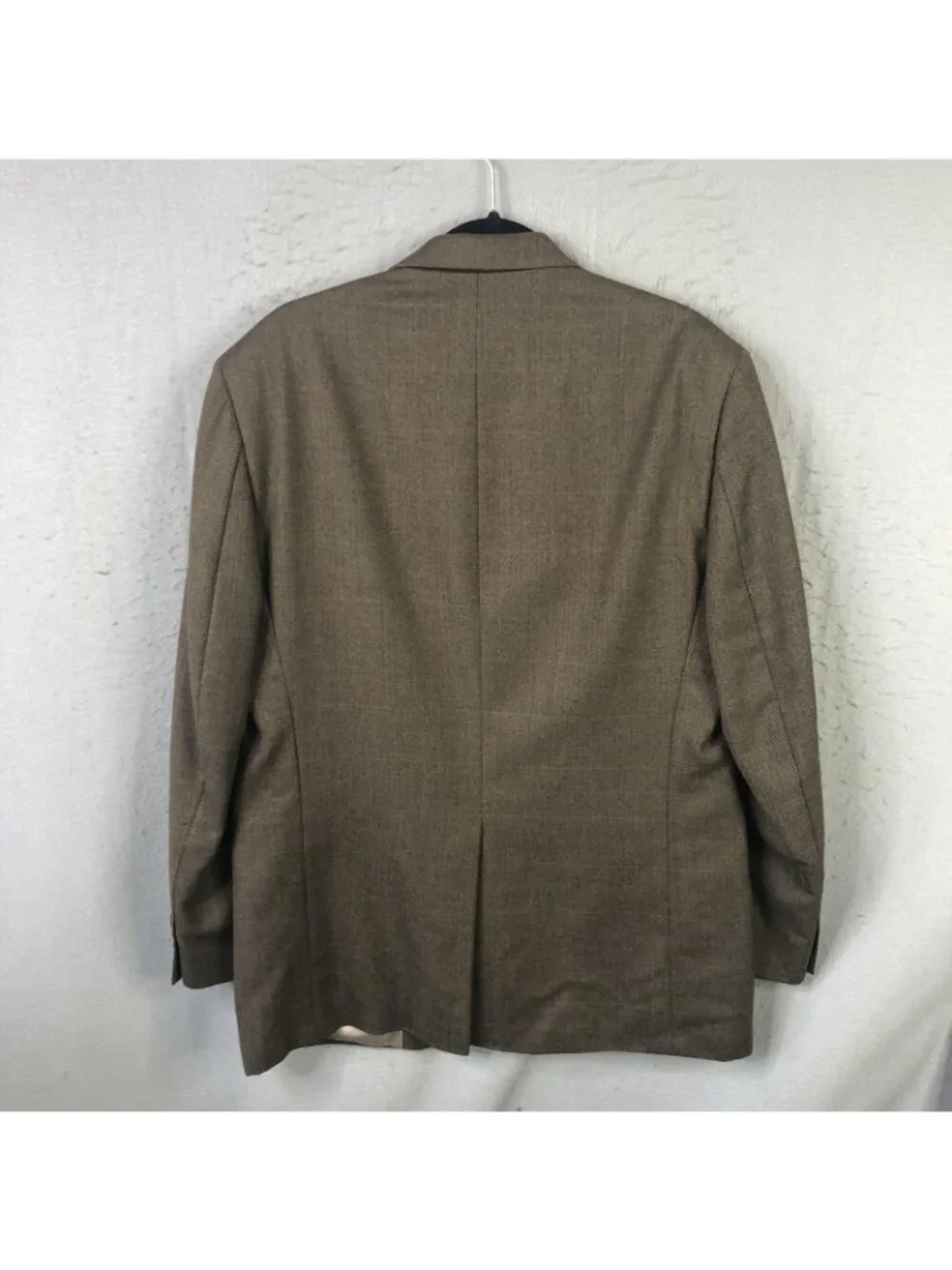 Old Money Blazer Mens 42 Long Brown Wool Herringbone Sport Coat Jacket Lauren